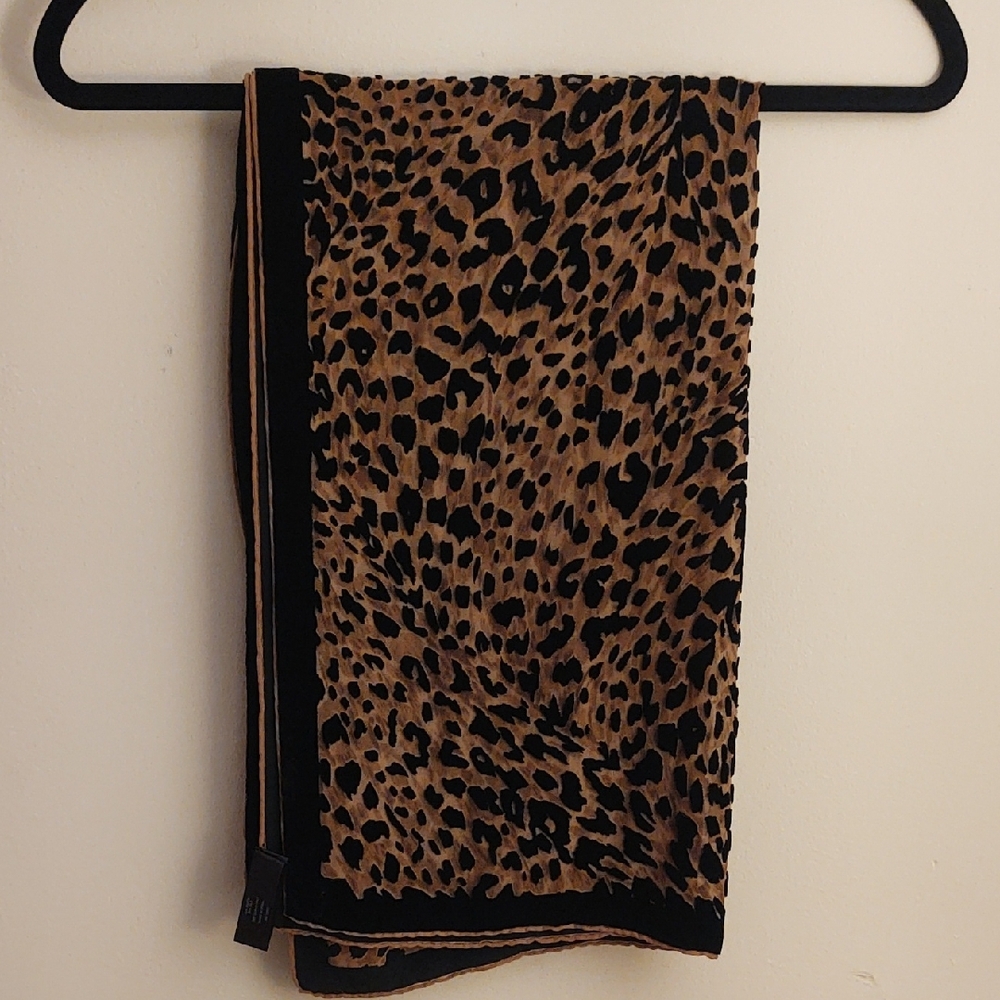Leopard Print Scarf by Avenue
